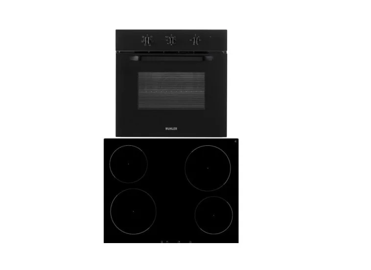 Φούρνος άνω Πάγκου 65lt με Κεραμικές Εστίες Π59εκ., BO6508MA + CHP41, Muhler