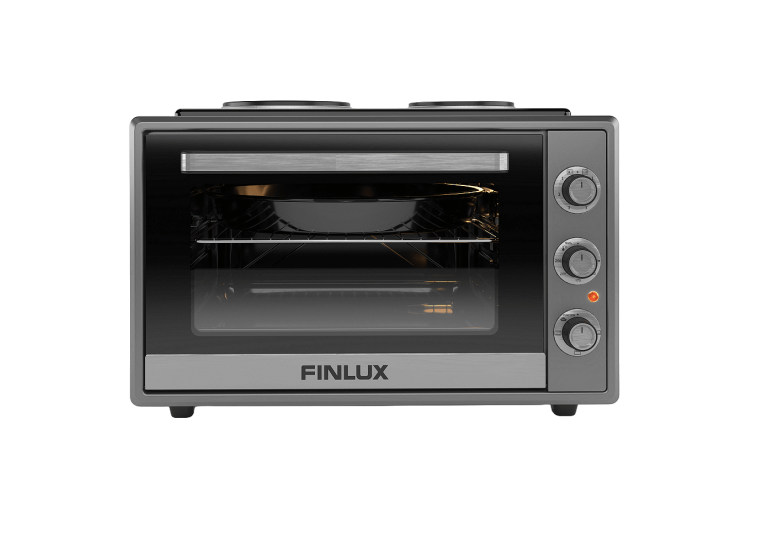 Ηλεκτρικό φουρνάκι Finlux FMC-6024BF,2 Εστίες,Μαύρο Ηλεκτρικό φουρνάκι Finlux FMC-6024BF,2 Εστίες,Μαύρο