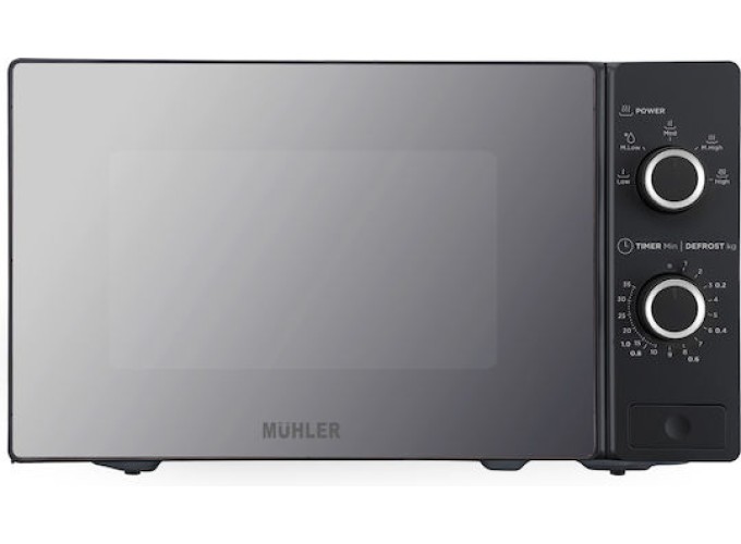 Φούρνος Μικροκυμάτων 20lt, Μαύρος MO-5029B,Muhler