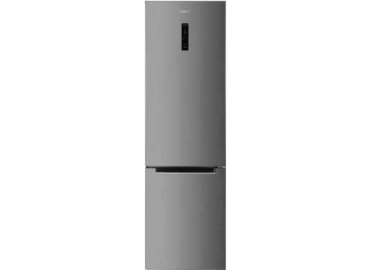  Ψυγειοκαταψύκτης Finlux FBN391DIX, 326 l, E, Υ210xΠ60xΒ60εκ. Inox, Finlux