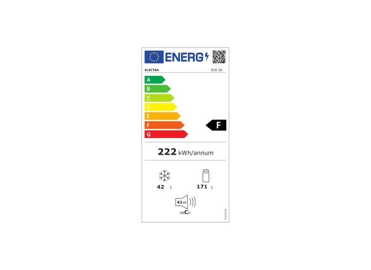 Ψυγείο Δίπορτο 213 lt, ELR 26, Electra| All4home Ψυγείο Δίπορτο 213 lt, ELR 26, Electra