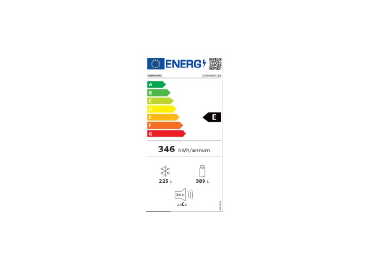 Ψυγείο Side by side , RS6HA8891B1/EF ,Family Hub, 614 L, Μαύρο Ψυγείο Side by side , RS6HA8891B1/EF ,Family Hub, 614 L, Μαύρο
