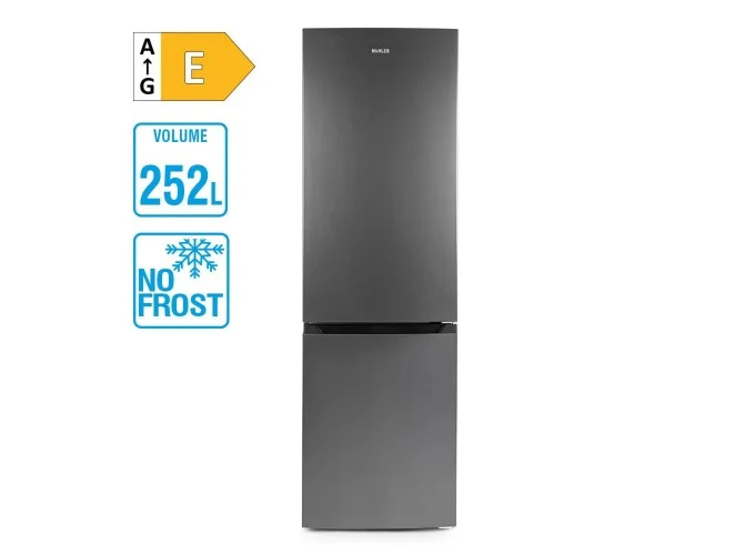 Ψυγειοκαταψύκτης 252lt NoFrost Υ186xΠ60xΒ55εκ. Λευκός NFC180IE ,Muhler