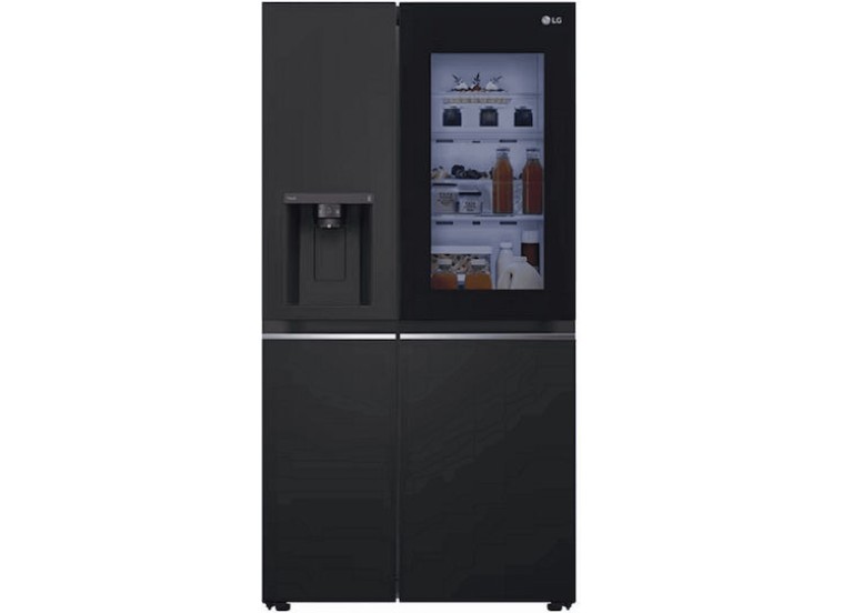 Ψυγείο Ντουλάπα 635lt Total NoFrost Υ179xΠ91xΒ73.5εκ. Μαύρο GSGV80EPLD, LG 