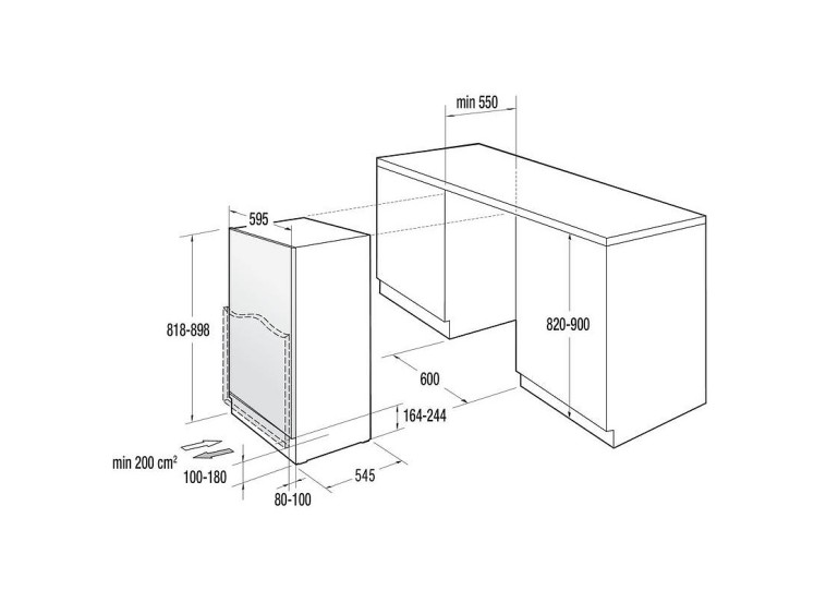 Εντοιχιζόμενο Mini Bar 121lt Υ81.8xΠ59.5xΒ54.5εκ. Λευκό RBIU609EA1 Gorenje Εντοιχιζόμενο Mini Bar 121lt Υ81.8xΠ59.5xΒ54.5εκ. Λευκό RBIU609EA1 Gorenje