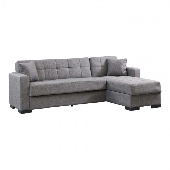 Γωνιακός Καναπές-κρεβάτι New Dynamic Corner, Γκρι, Νο 51-002, Κωδ. 2770000045, All4home
