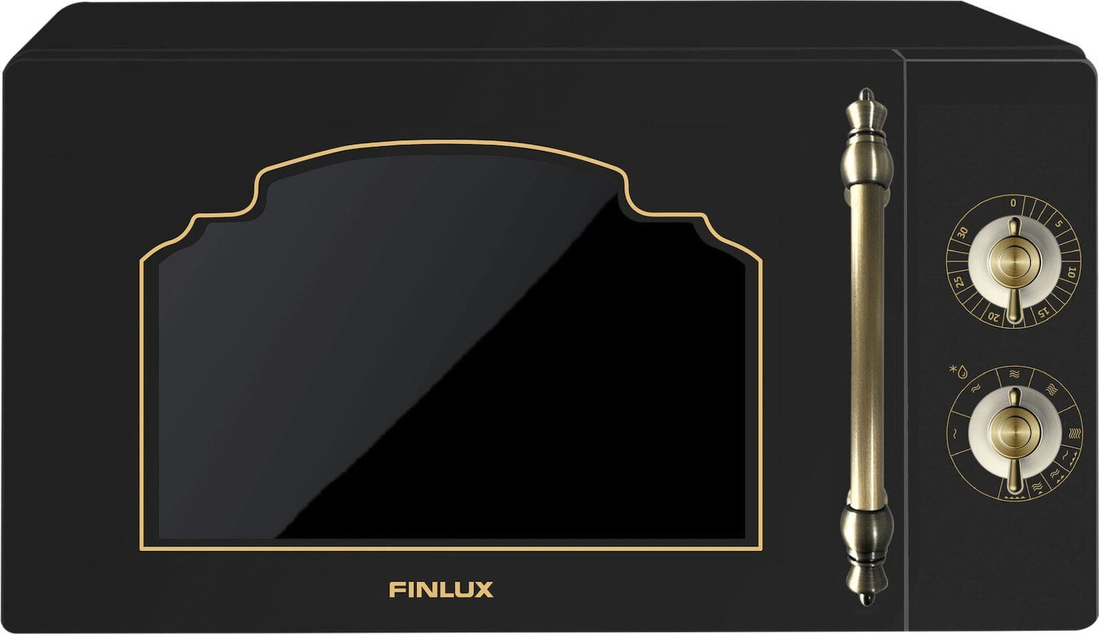 Finlux Φούρνος Μικροκυμάτων με Grill 20lt Μαύρος, FMO-2022RBL, Finlux