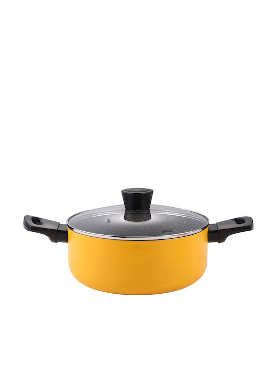 Βαθιά Κατσαρόλα από Χυτό Αλουμίνιο, 5.9lt , 26cm,MR-2632, Μuhler