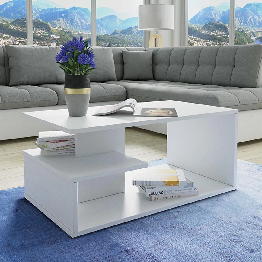 Τραπέζι σαλονιού 2046 ORTA Λευκό 40x51x91εκ., All4home