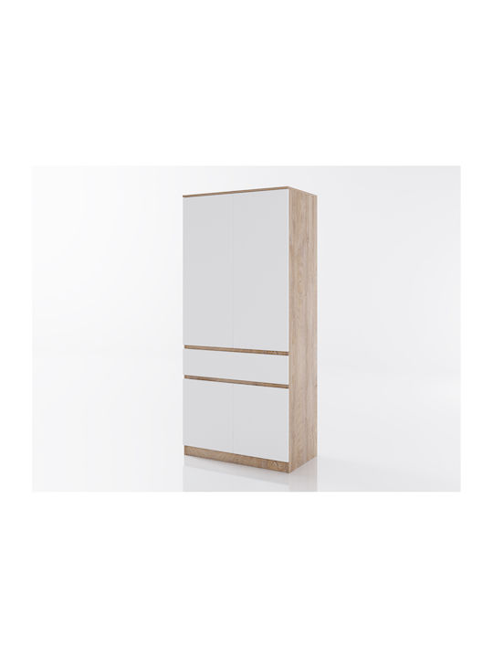 Ντουλάπα, 90x200x52, Modul 932, Genomax