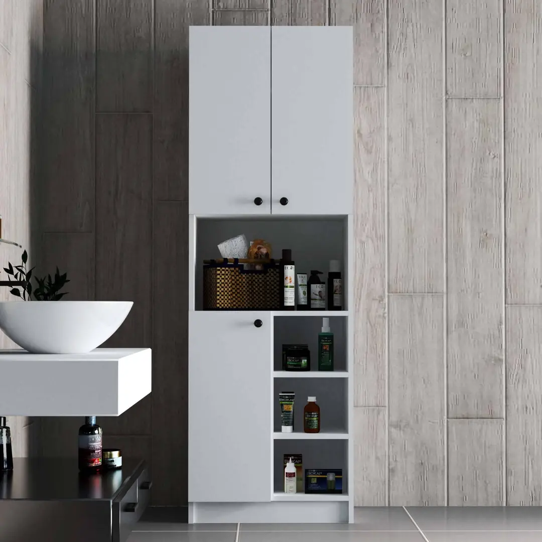 Ντουλάπα ,Order 3000,Λευκό, 59,6x35x180 εκ. ,All4home