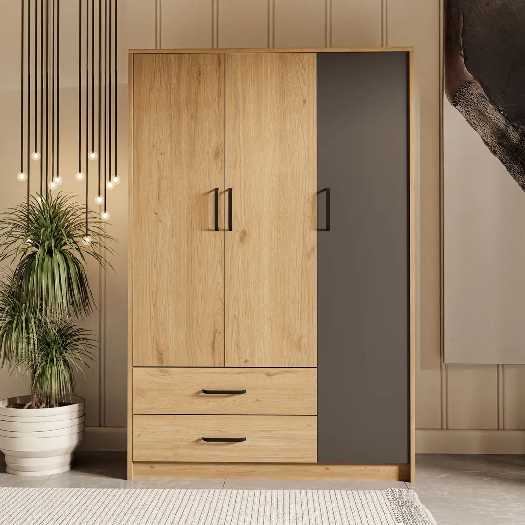 Ντουλάπα ,Grande 3508, 120x47,50x181,80 εκ. ,All4home