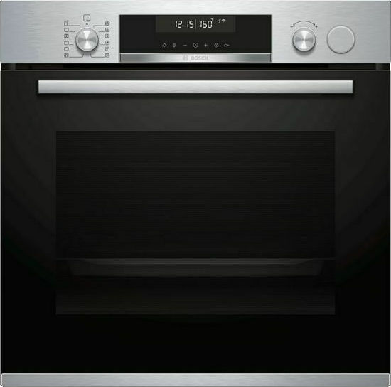 BOSCH Φούρνος άνω Πάγκου 71lt χωρίς Εστίες, HRG5785S6, 59.5x 59.4x54.8 εκατ., Bosch