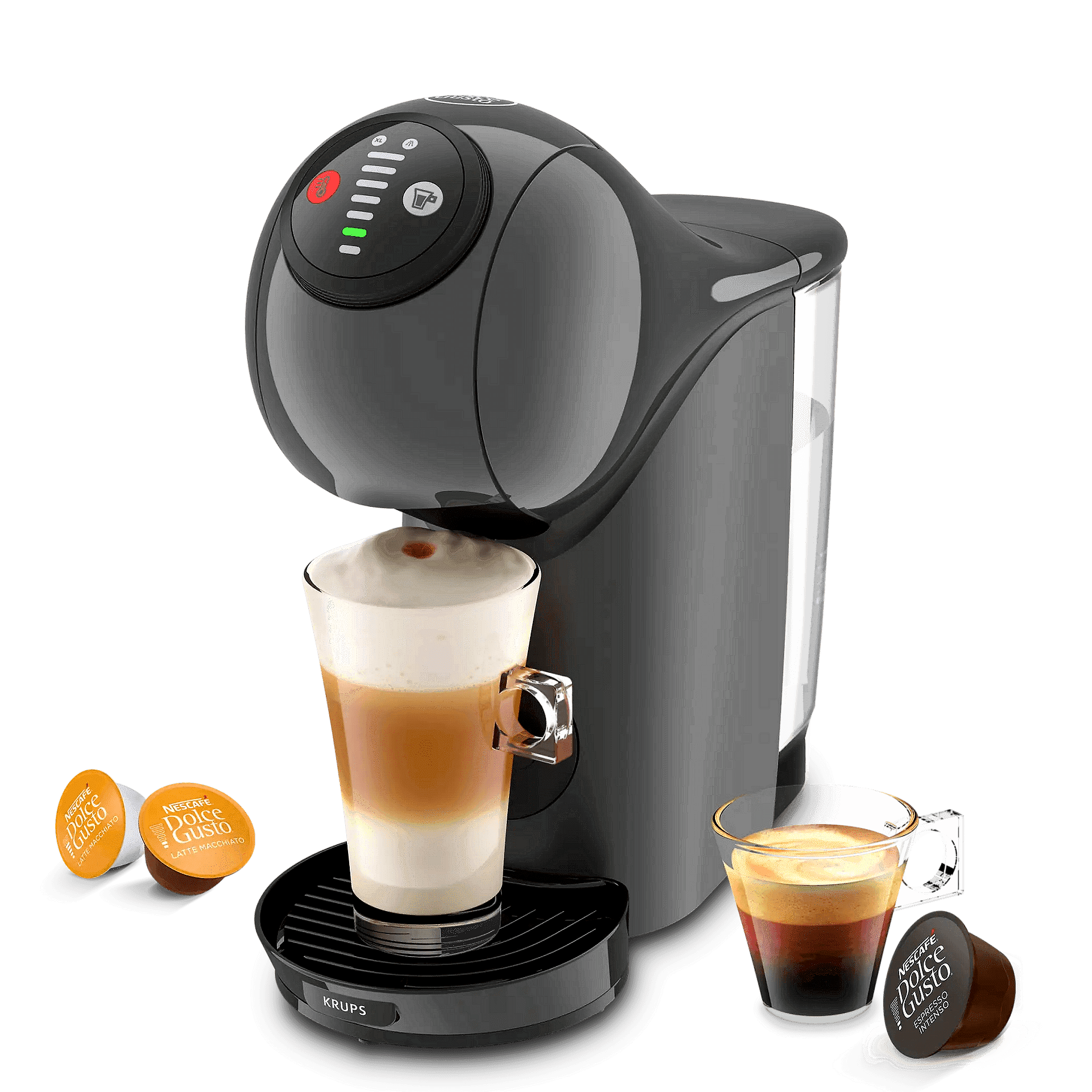 Krups Καφετιέρα με κάψουλες,KP243B10NDG GENIO S , Krups Dolce Gusto