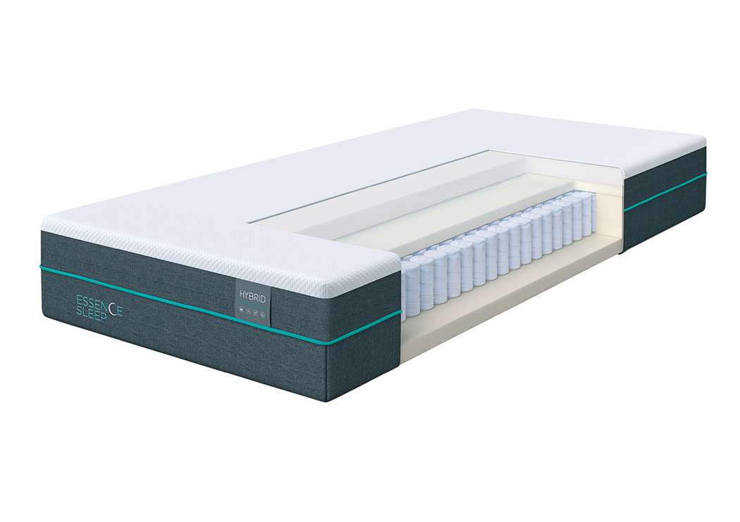 Στρώμα ορθοπεδικο, 82/190/22 εκ. Memory foam, Hybrid, Essence