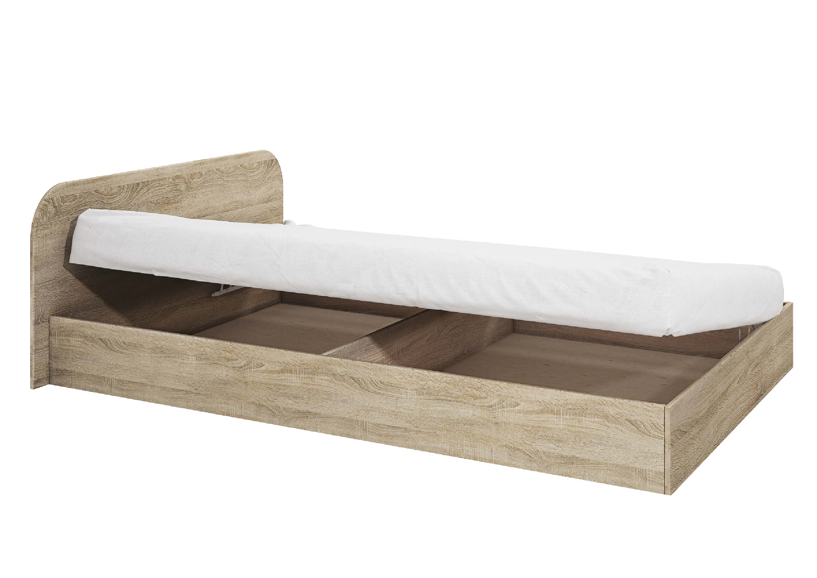 Genomax Κρεβάτι μπαούλο διπλό 1212003 Σόνομα, 144/190, Genomax