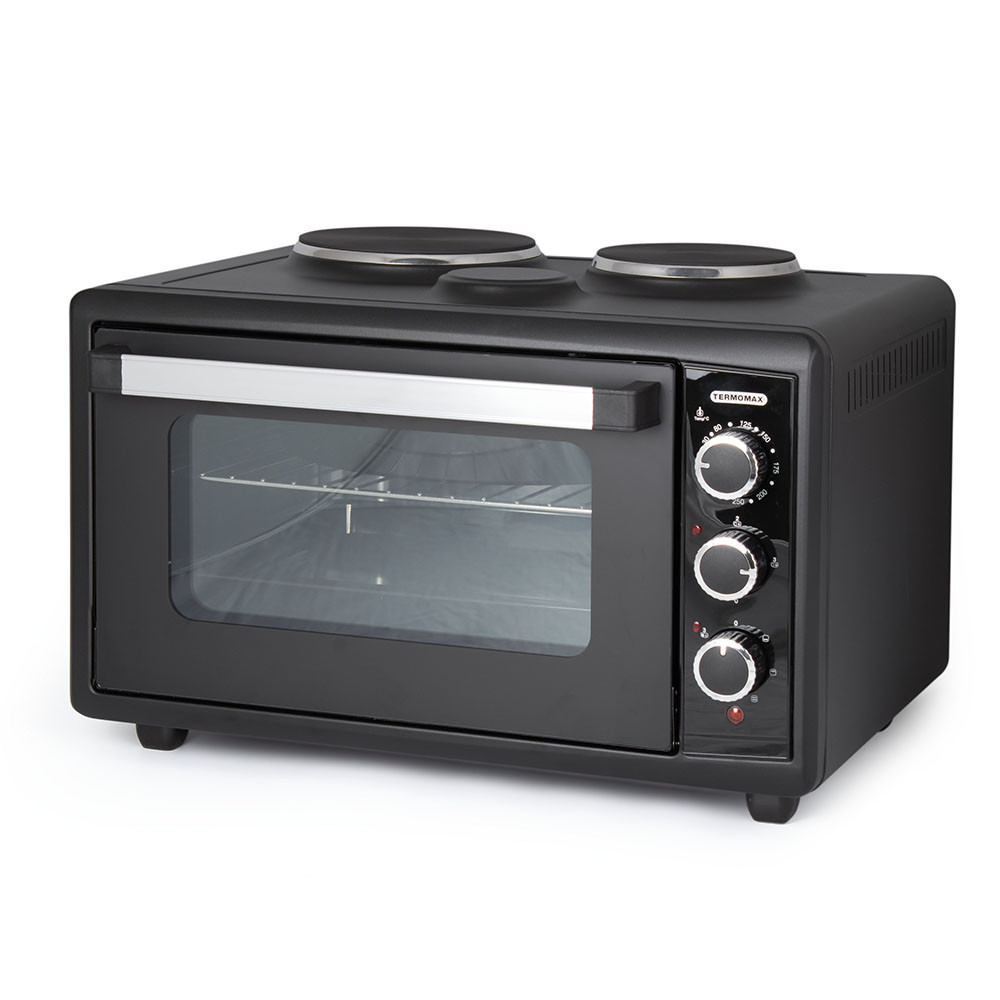 Ηλεκτρικό Φουρνάκι Μαύρο TC50BK Black, Termomax