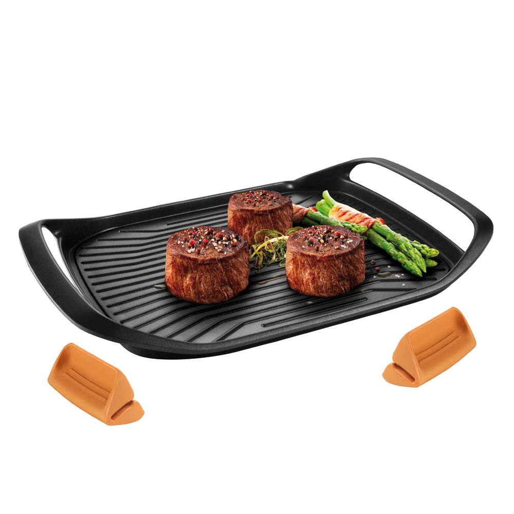 Τηγάνι Γκρίλ με λαβές Smartclick 28 X 42 Cm Tescoma