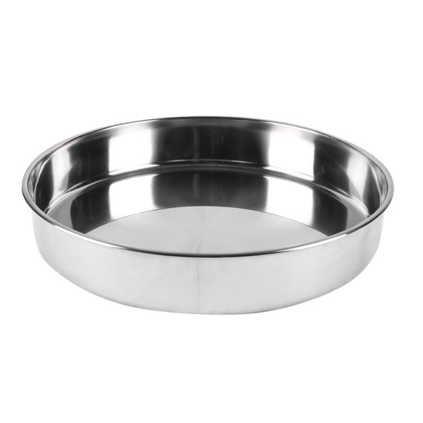 Ταψί Στρογγυλό από Ανοξείδωτο Ατσάλι Baking Tray Muhler MR-3458, 34x5cm, Inox