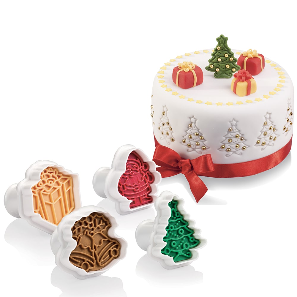 Cookie Cutters Με Στάμπα Delicia, 4 τμχ. Tescoma