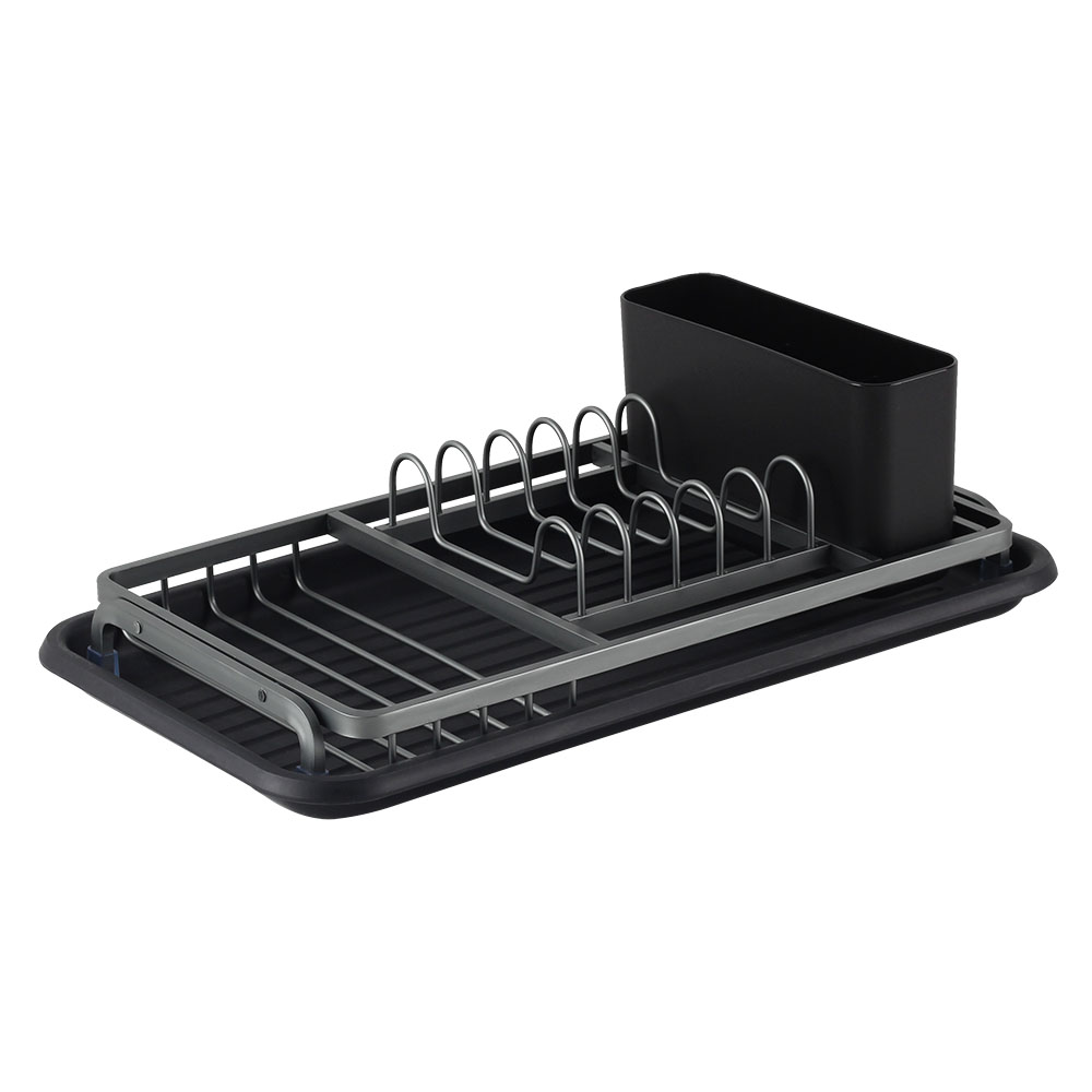 Πιατοθήκη Μεταλλική σε Μαύρο Χρώμα 42x23x12cm FR-3821A Luigi Ferrero