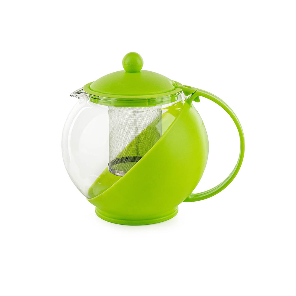 Τσαγιέρα Γυάλινη σε Πράσινο Χρώμα 1250ml MR-8126BJS Muhler