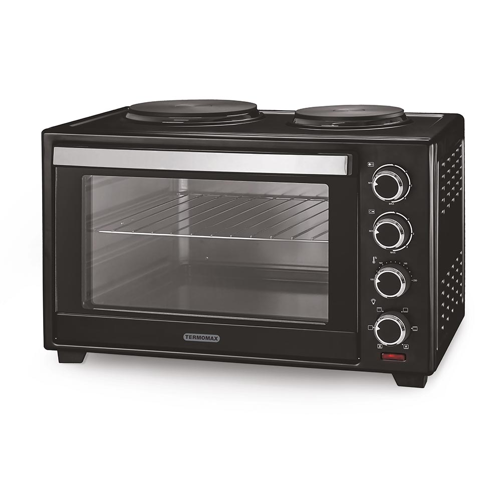 Ηλεκτρικό Φουρνάκι 46lt με 2 Εστίες και Αέρα TXC46CL,TERMOMAX