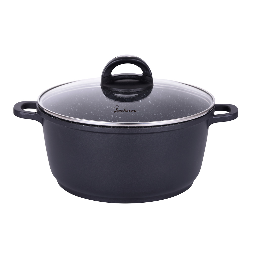 Κατσαρόλα 4,4L χυτό αλουμίνιο Hanna FR-245M 24x11.5cm, Luigi Ferrero