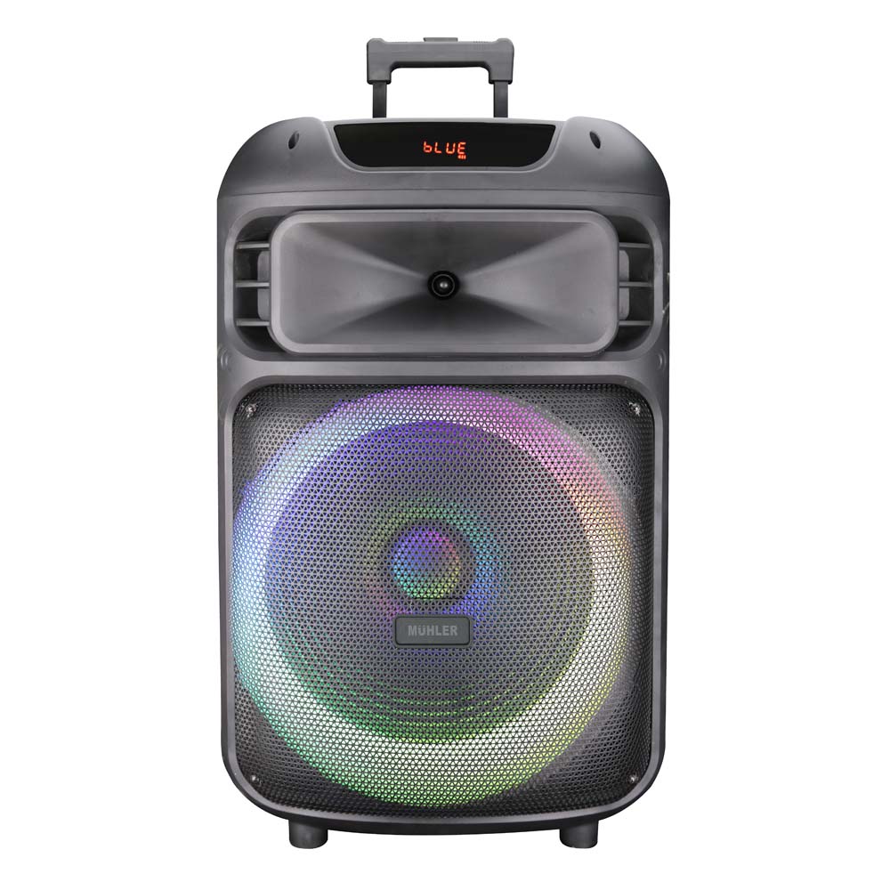Muhler Ηχείο με λειτουργία Karaoke σε Μαύρο Χρώμα Active Speaker Muhler MAX777XR