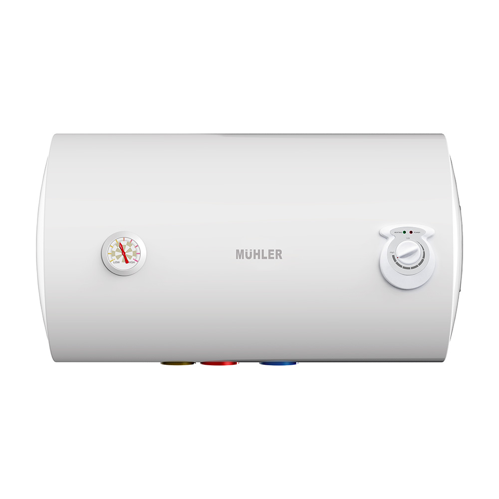 Θερμοσίφωνας 80lt Glass Οριζόντιος 2kW Muhler WH80MH2