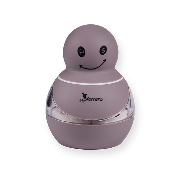 Χειροκίνητος Μύλος Μπαχαρικών Πλαστικός Καφέ FR-201M Luigi Ferrero