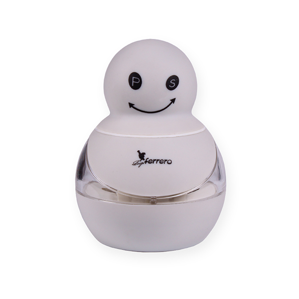 Χειροκίνητος Μύλος Μπαχαρικών Πλαστικός Γκρί FR-201M Luigi Ferrero