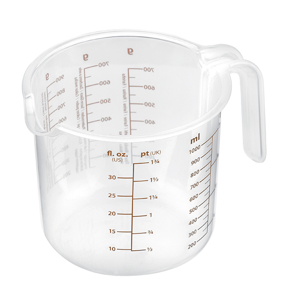 Πλαστική Μεζούρα Κουζίνας 1000ml Delicia Tescoma