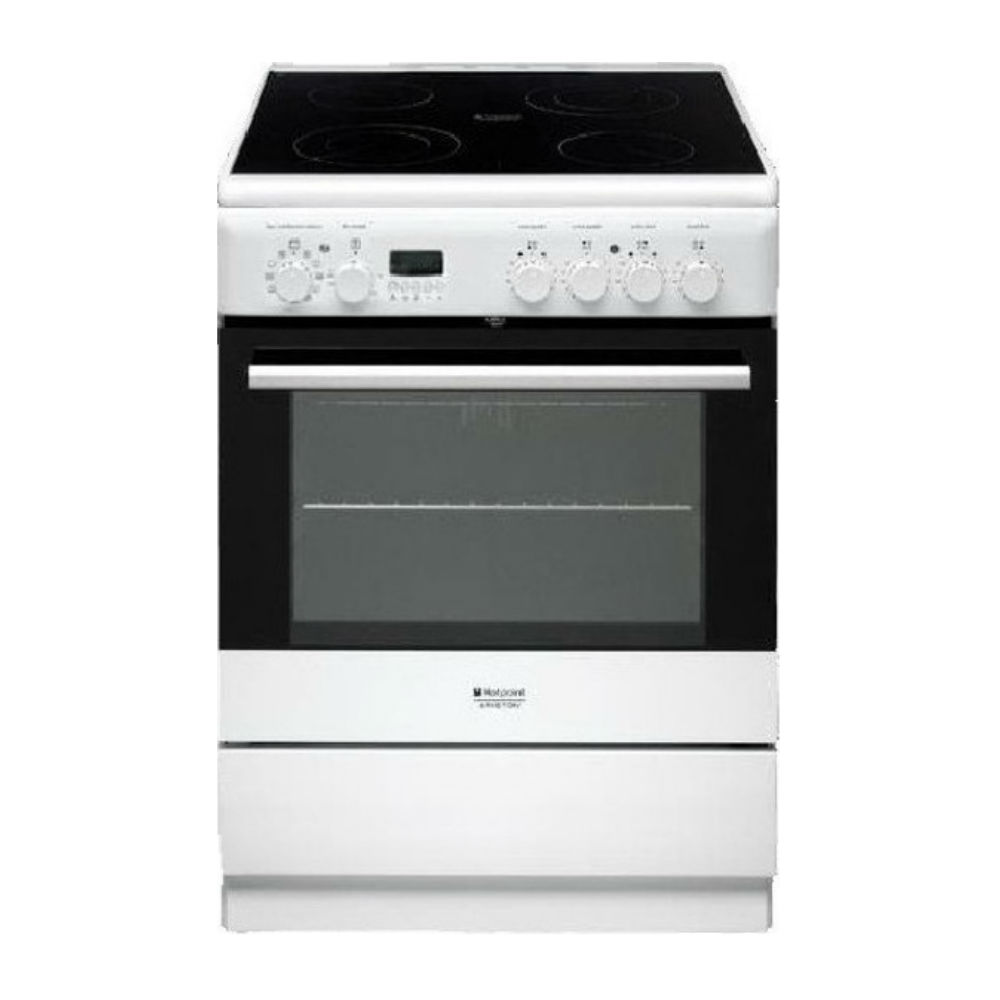 ARISTON Κουζίνα κεραμική, H6VMH6A(W)/GR, Hotpoint-Ariston