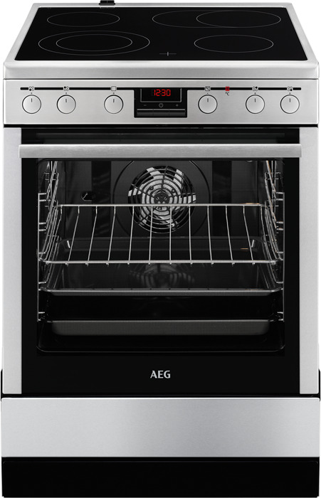AEG Ηλεκτρική κουζίνα με κεραμικές εστίες, CCB6440BBM, AEG