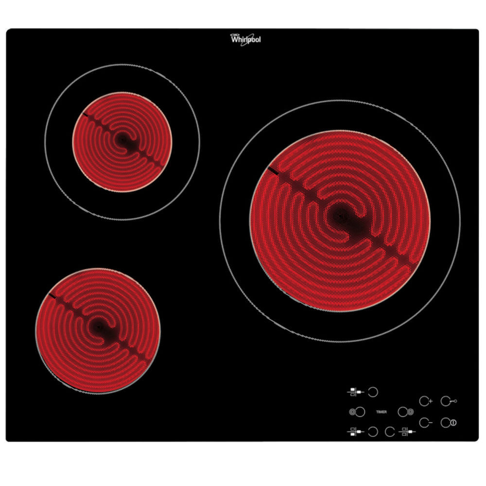 Εστία κεραμική εντοιχιζόμενη, AKT 8030/NE, Whirlpool