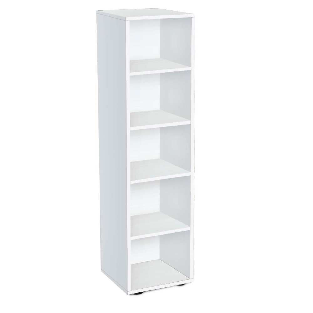 Βιβλιοθήκη Etazerka Ava 5.1 Λευκή, 39x33x184,3, Genomax