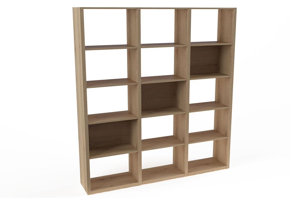 Βιβλιοθήκη Plan 3, 193x36x209 εκ.