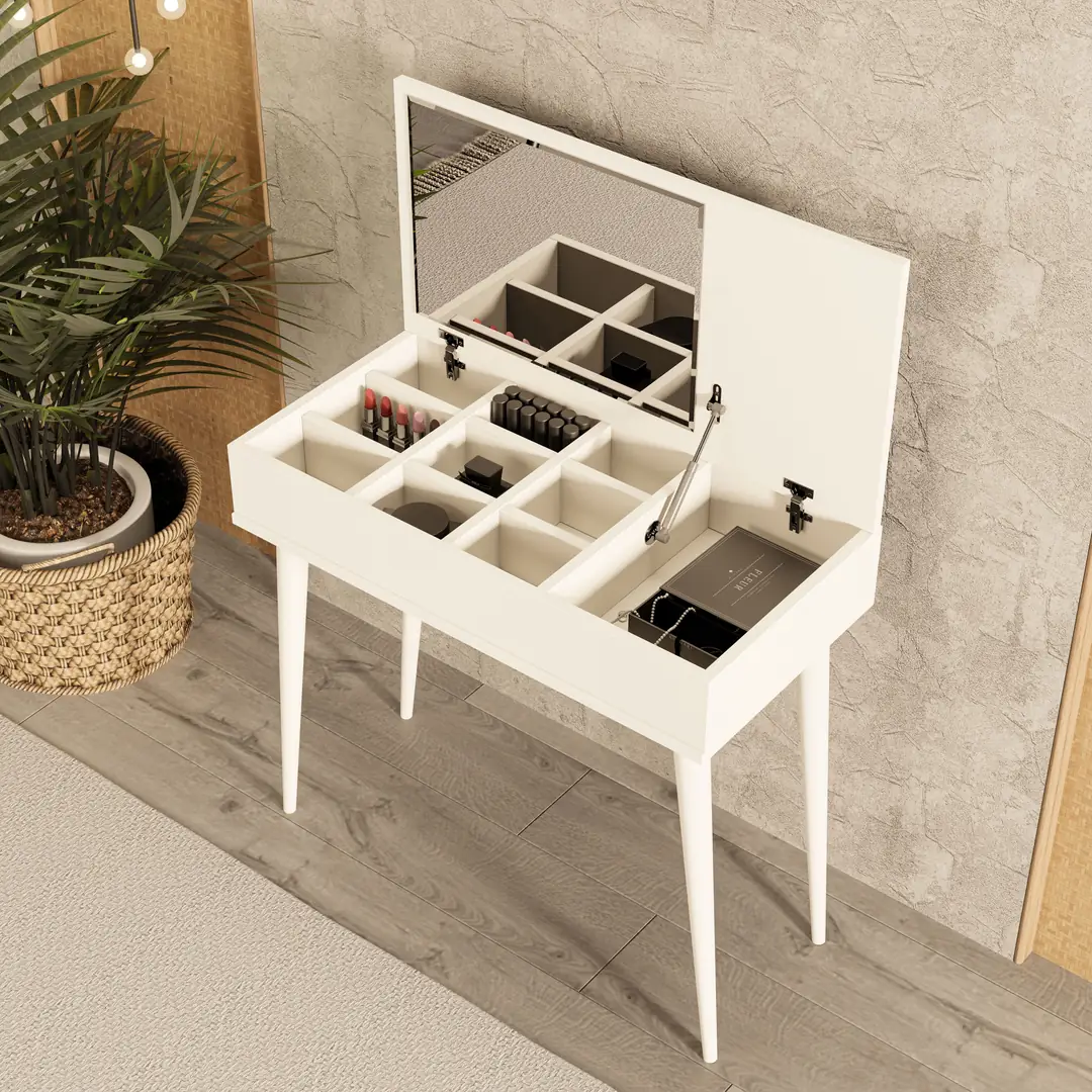 Τουαλέτα με καθρέφτη , 2220 Flora , 80χ45χ119 εκ., All4home