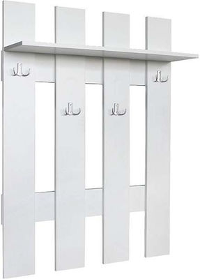 Genomax Κρεμάστρα Εισόδου Hanger 40 Λευκή, 75x21x120 εκ., Genomax