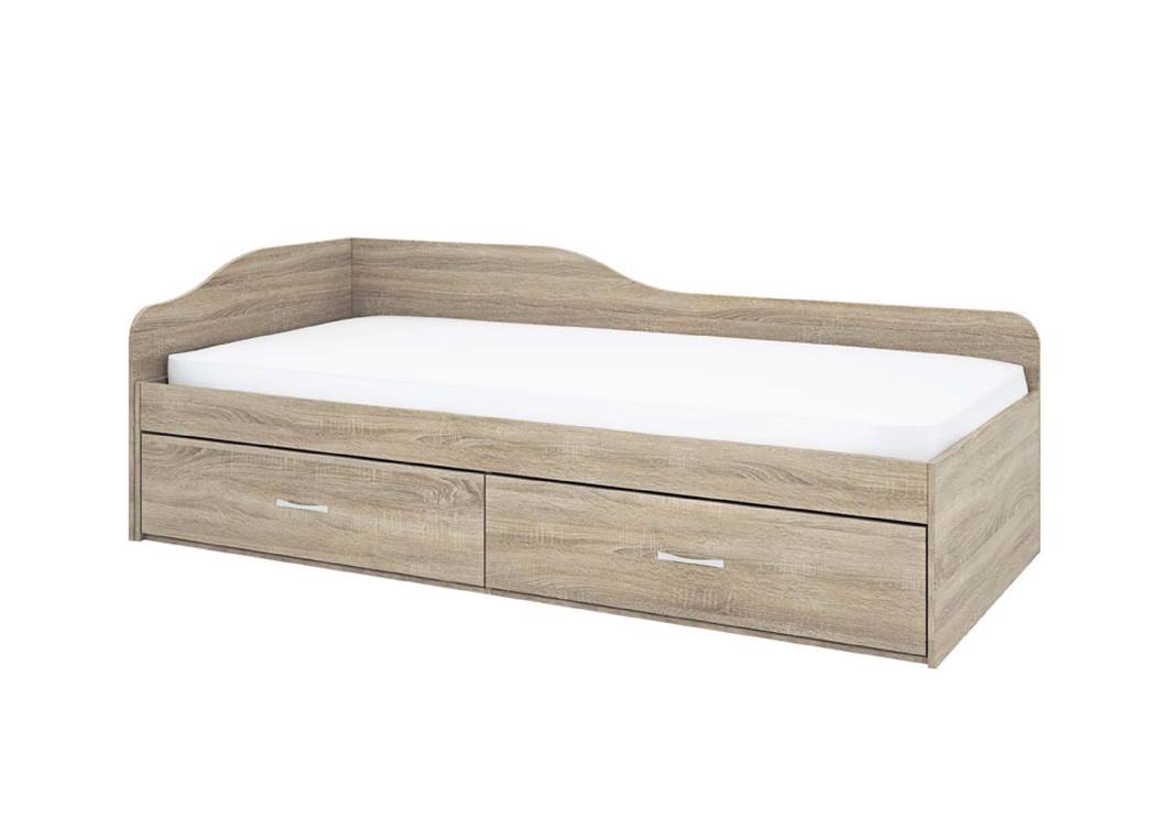 Κρεβάτι μονό 1212023 Σόνομα, 90/200, Genomax - Στρώμα ορθοπεδικό με βάση