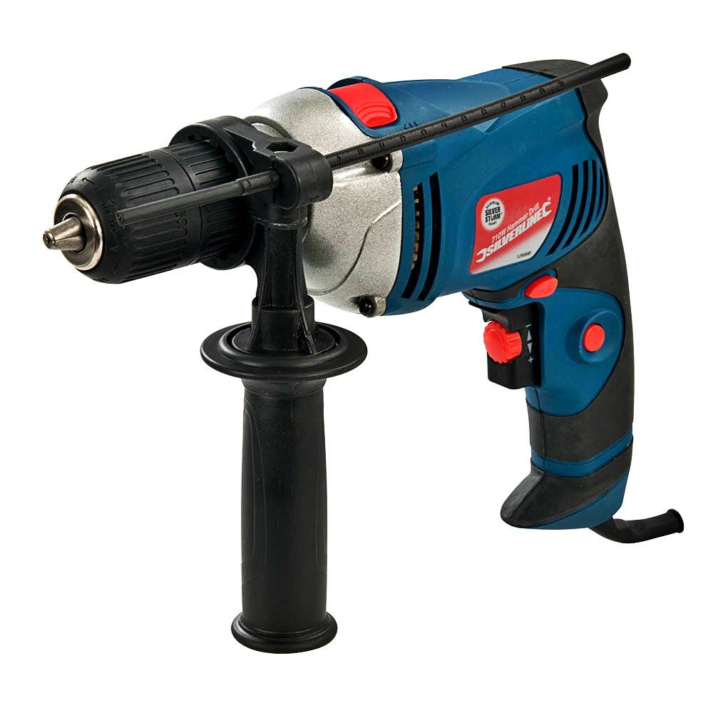 Δράπανο Κρουστικό Ηλεκτρικό Αυτόματου Τσοκ 710W, 126898, Silverstorm