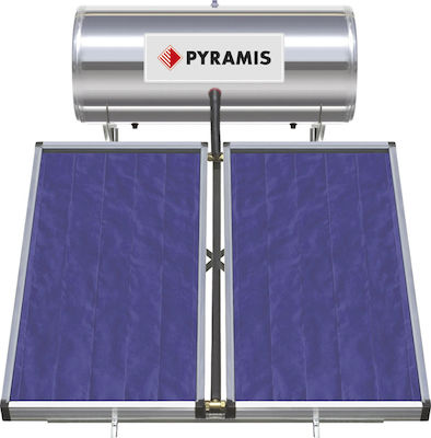 Pyramis Ηλιακός θερμοσίφωνας 200lt/3m² Glass Διπλής Ενέργειας, Pyramis