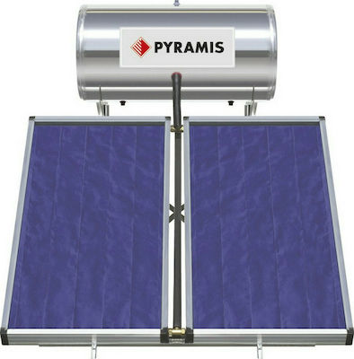 Pyramis Ηλιακός θερμοσίφωνας 160lt/3m² Glass Τριπλής Ενέργειας, Pyramis