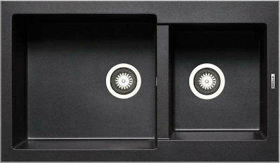 ΝΕΡΟΧΥΤΗΣ PYRAGRANITE ALAZIA 86x50 1 3/4Β GRAPHITE CARBON