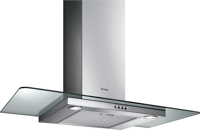 Pyramis Απορροφητήρας Pyramis Cielo Καμινάδα 90cm Inox 065018302