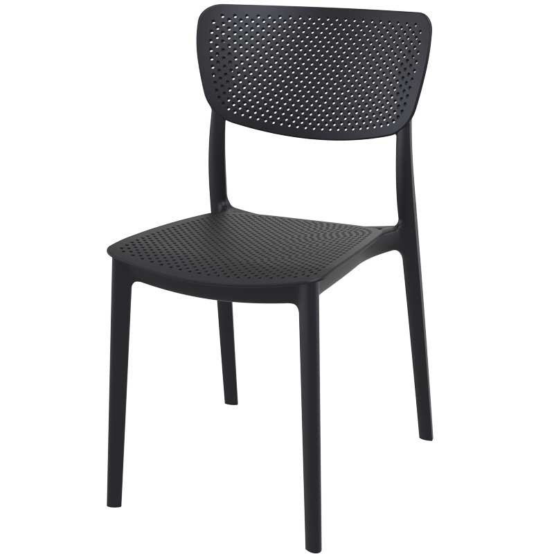 Καρέκλα Lucy, 39,5×44 cm., Genomax – Γκρι