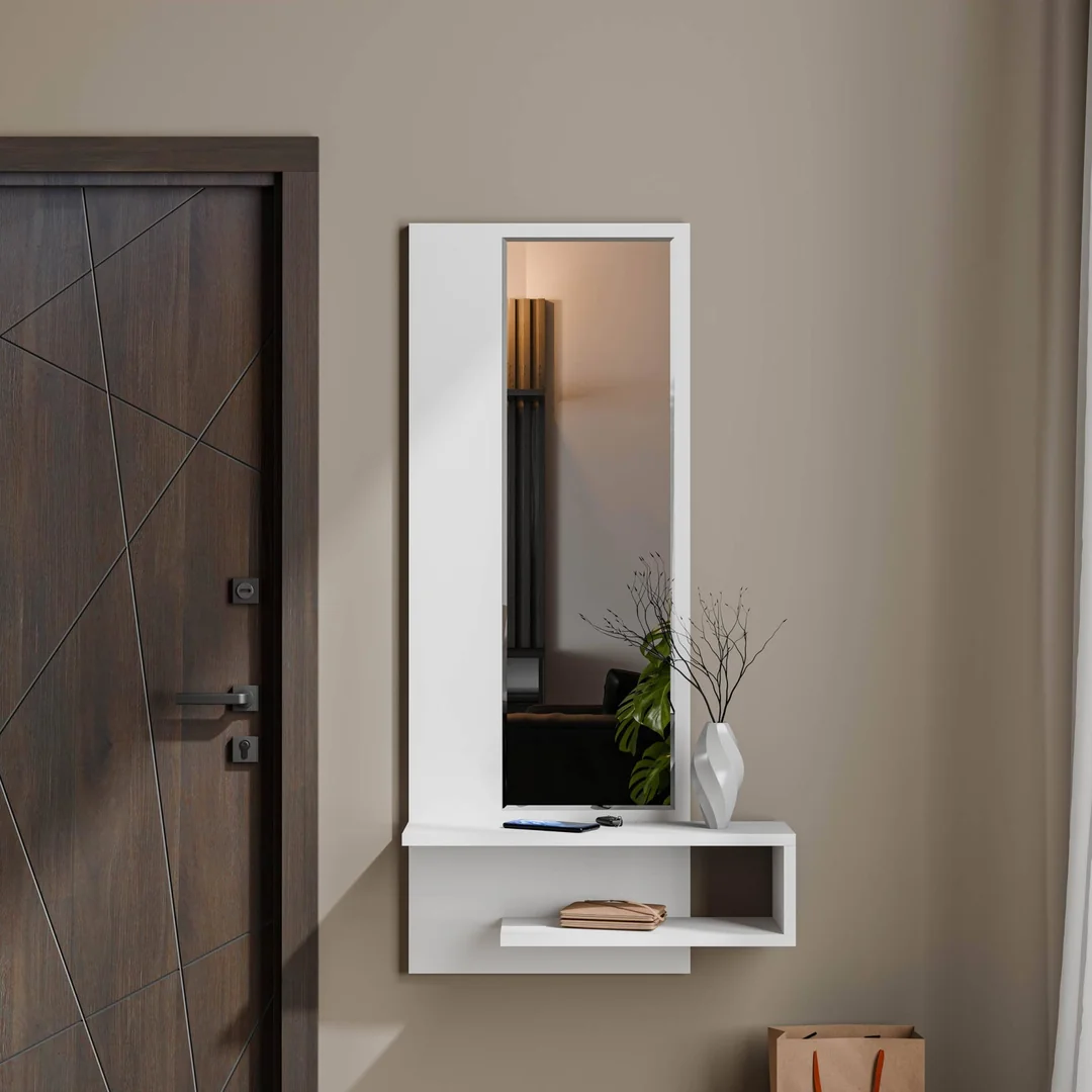 Καθρέφτης με ράφι Line 6001, 45x15x120 εκ. ,All4home