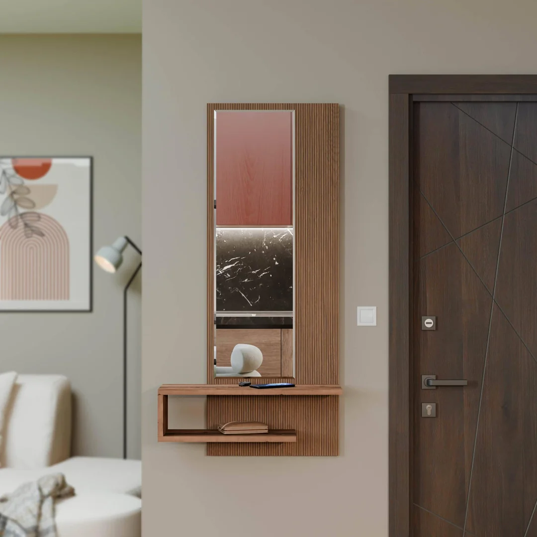 Καθρέφτης με ράφι Line 6004, 45x15x120 εκ. ,All4home