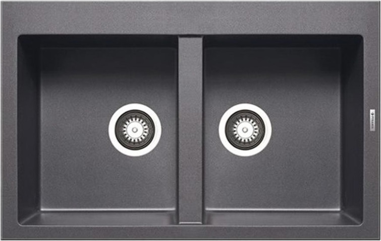 ΝΕΡΟΧΥΤΗΣ PYRAGRANITE ALAZIA 79x50 2B IRON GREY - Beige